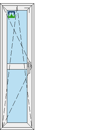 550x2050 rankena dešinėje