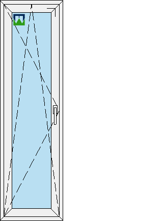 650x2100 rankena dešinėje