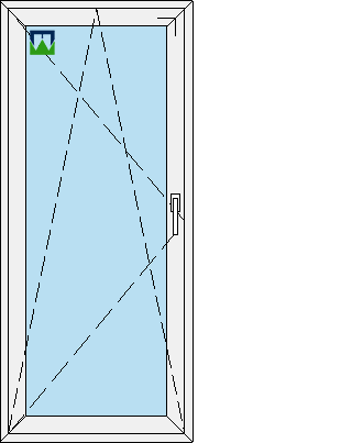 850x1950 rankena dešinėje