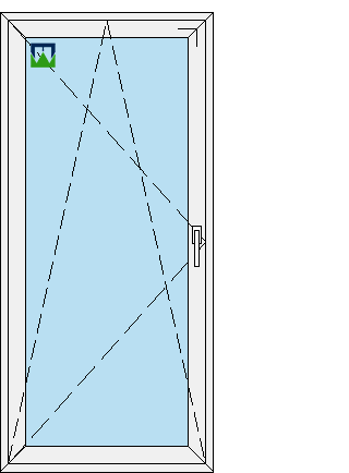 950x2050 rankena dešinėje